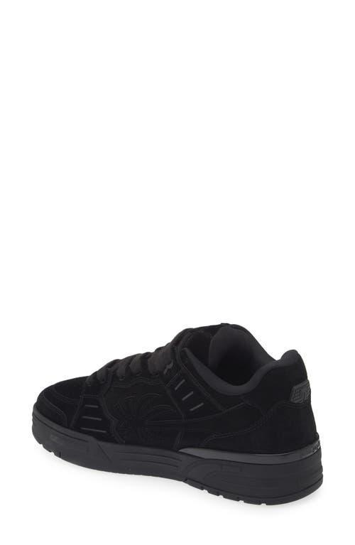 PALM ANGELS Venice Lace-up Suede Sneakers In Schwarz Product Image