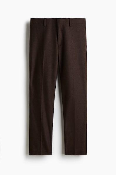 Slim Fit Wool-blend trousers Product Image