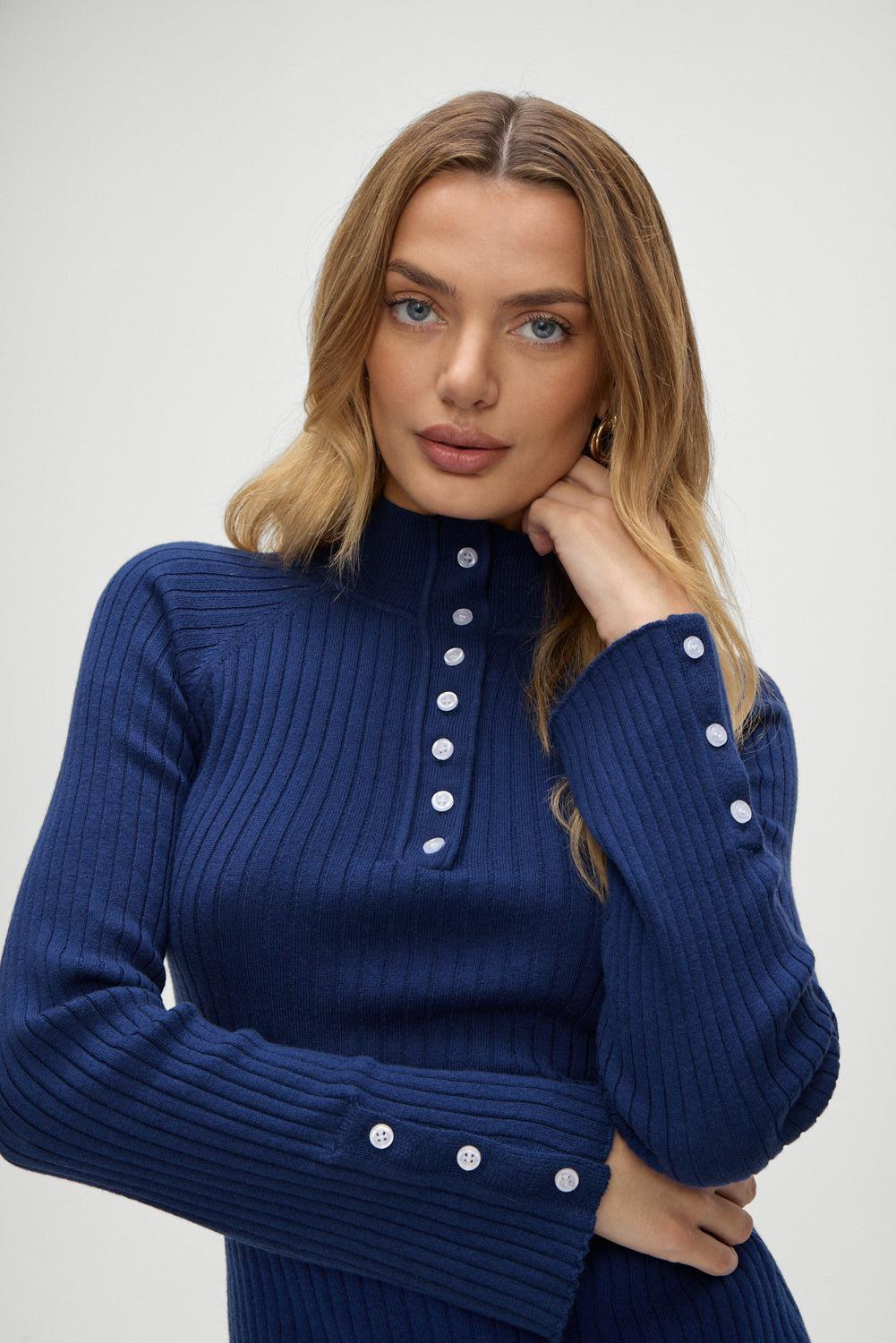 Duke Sweater - Midnight Blue Product Image