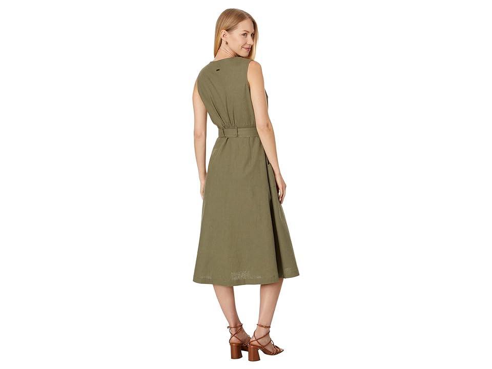 Barbour Rutherglen Cotton & Linen Midi Dress Product Image