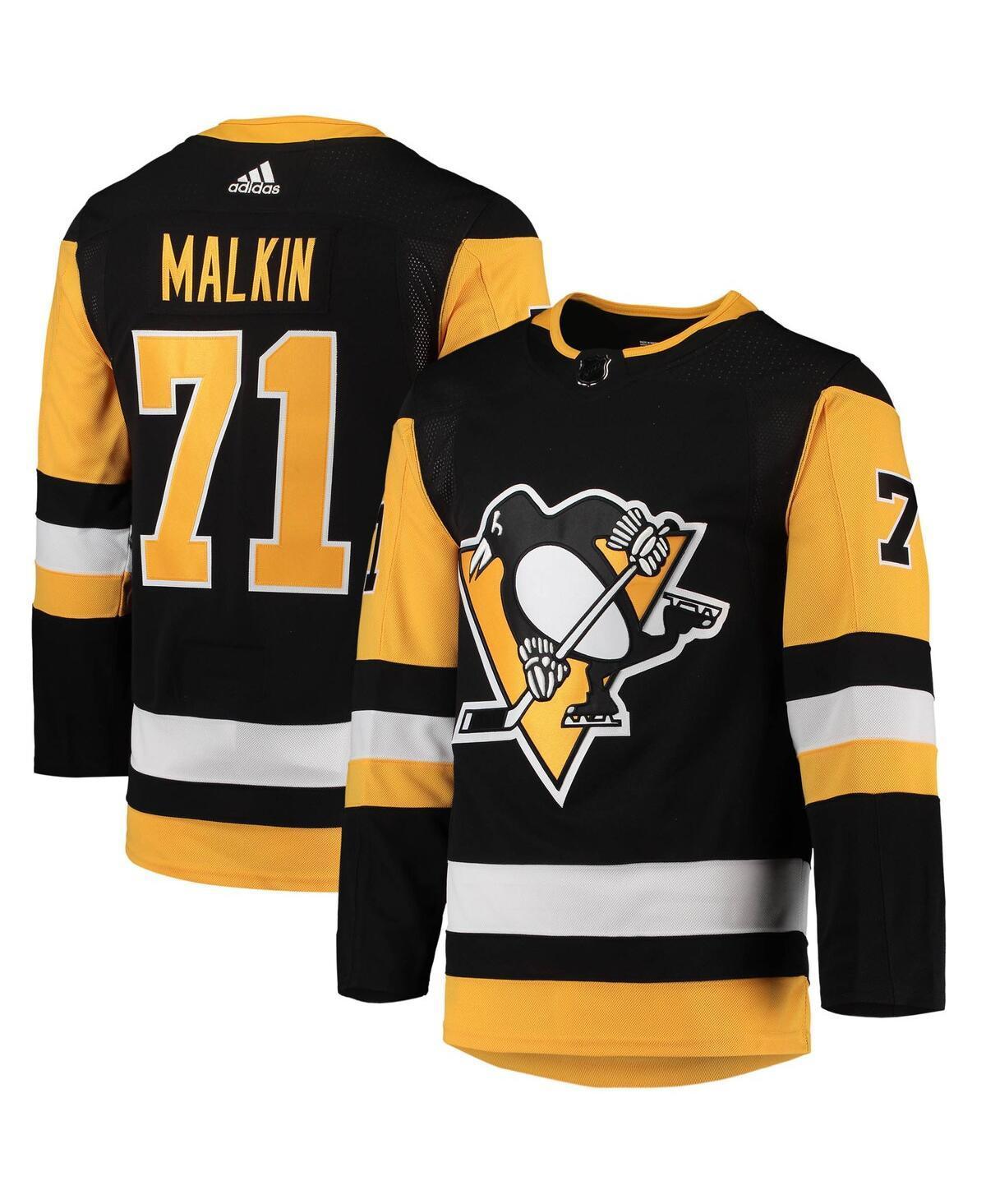 Mens adidas Evgeni Malkin Black Pittsburgh Penguins Home Authentic Pro Player Jersey - Black Product Image