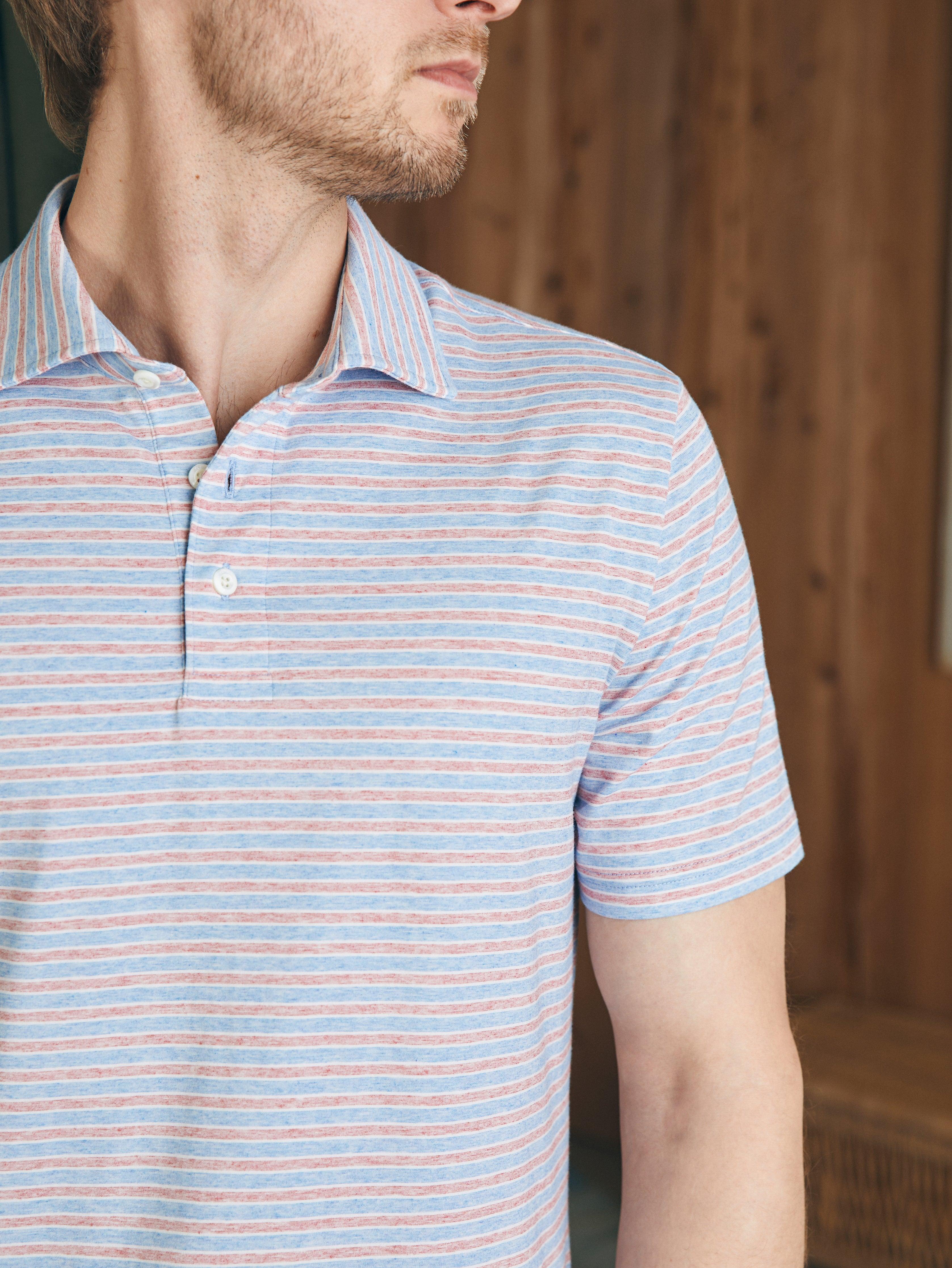 Movement™ Short-Sleeve Polo Shirt - Horizon Line Stripe Male Product Image