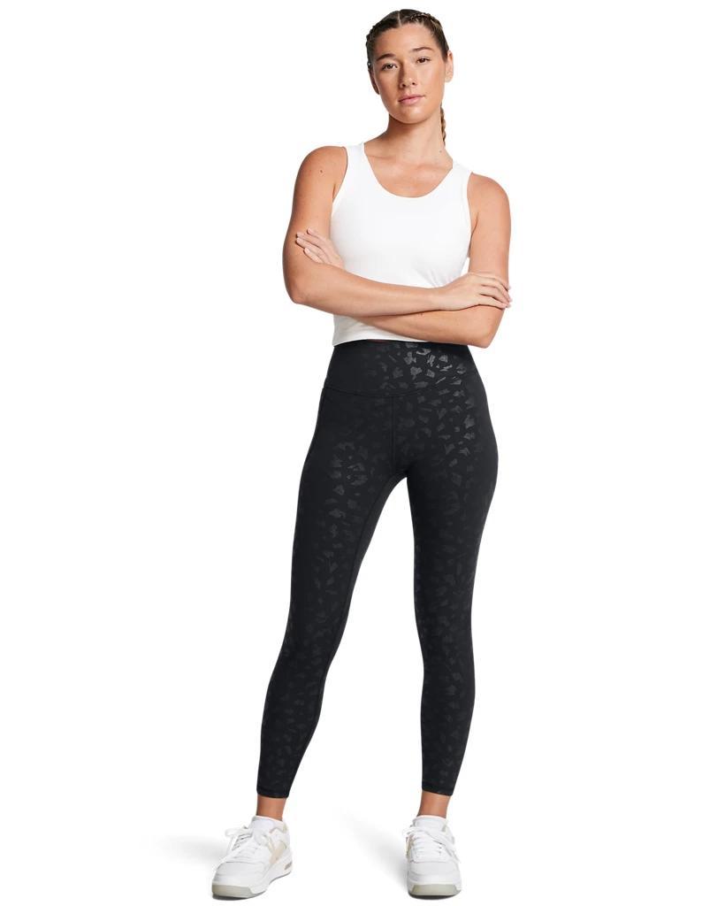 Women's UA Motion Gloss Printed Ankle Leggings Product Image