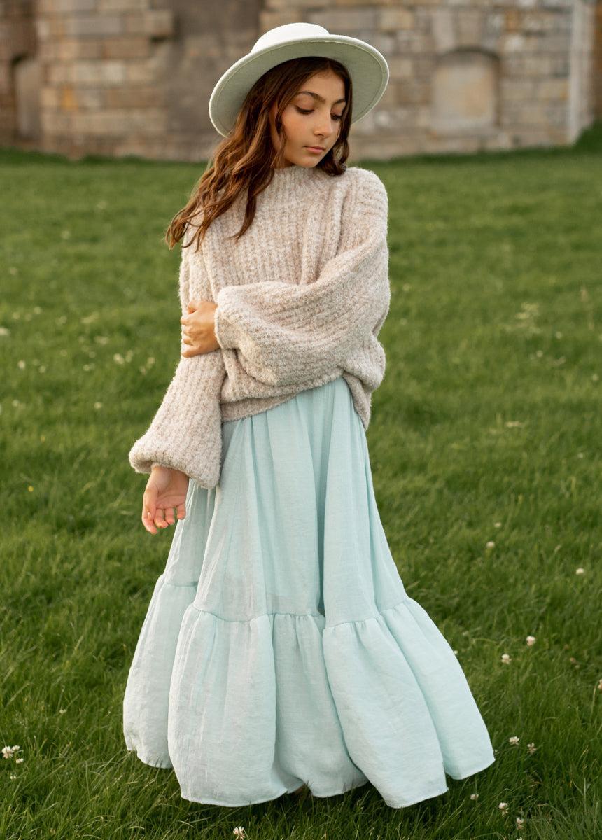 Annabel Skirt in Blue Smoke product image