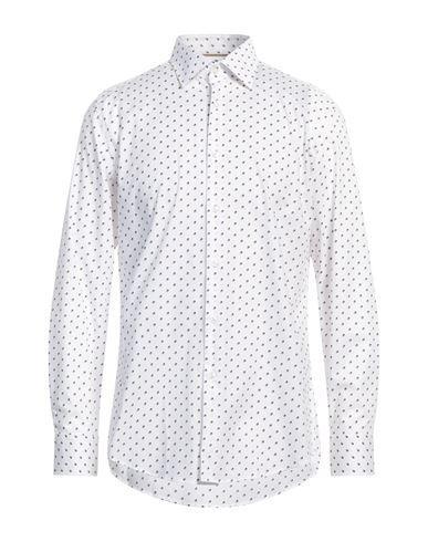 HUGO BOSS Boss Man Shirt White Size 15 ¾ Cotton, Elastane Product Image