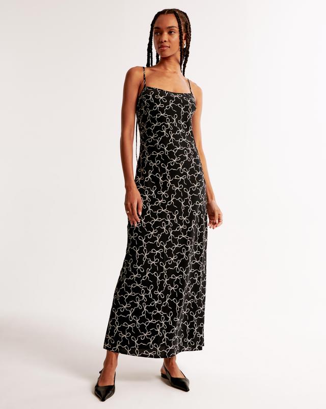 Satin Slip Maxi Dress Product Image