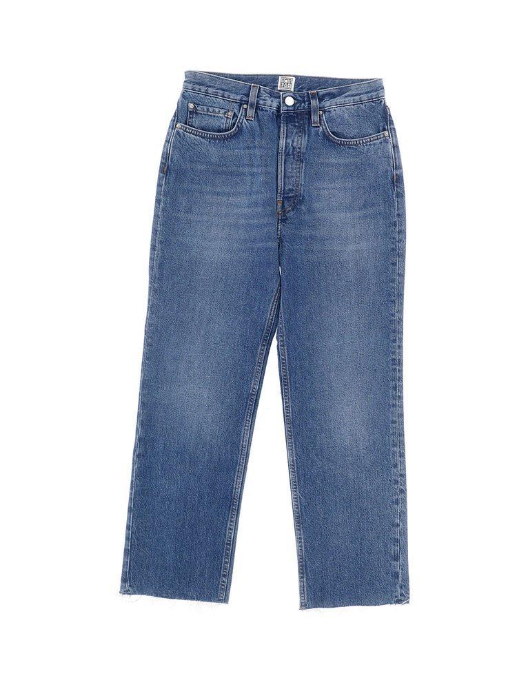 Classic Logo Patch Jeans In Blue Product Image