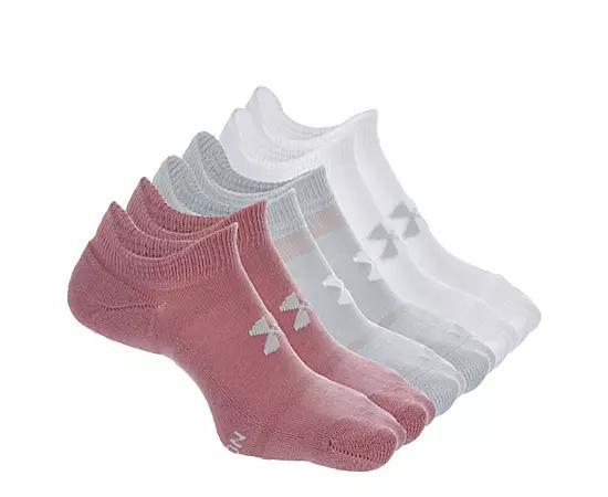 Under Armour Womens Cushioned No Show Socks 6 Pairs Product Image