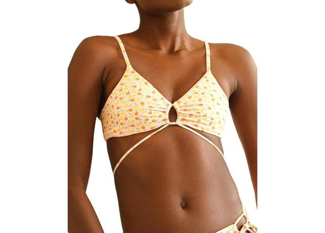 Dippin' Daisy's Women's Printed Tranquil Triangle Bikini Top - Product Image