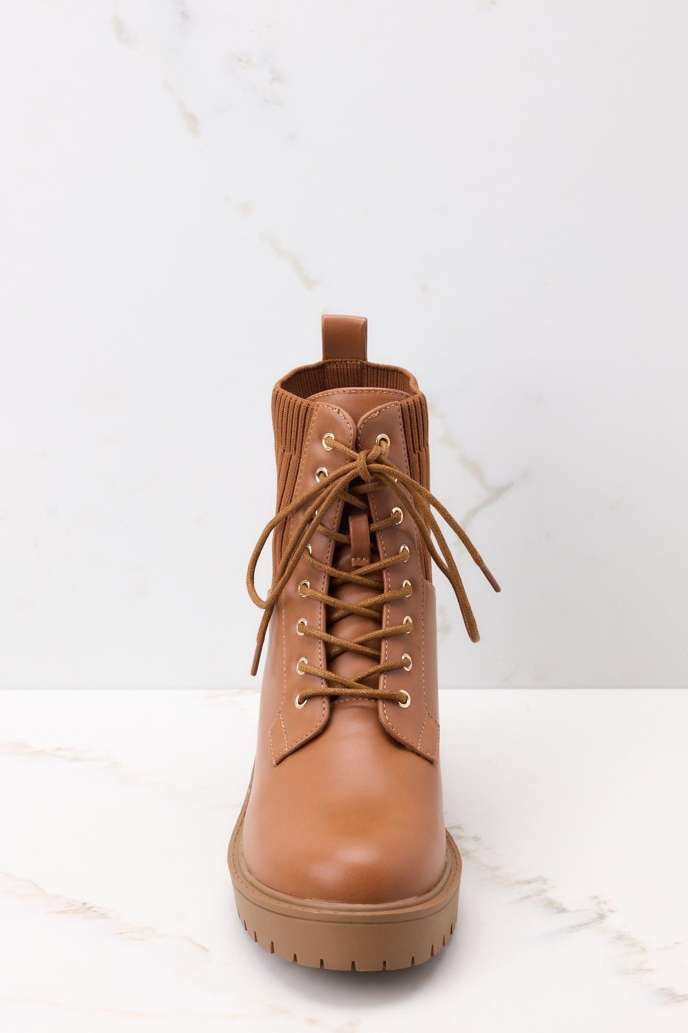 Built To Last Brown Lace Up Boots product image