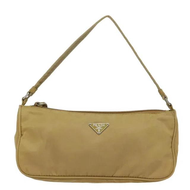 Tessuto Beige Synthetic Clutch Bag () Product Image