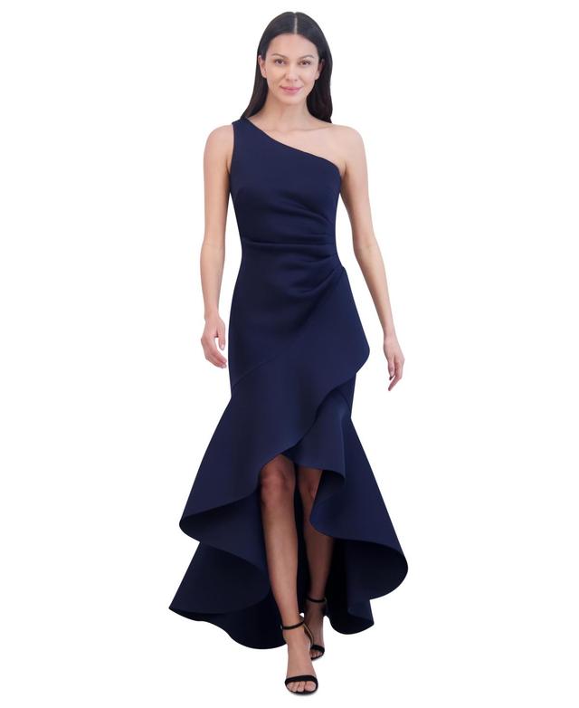 Women's One-Shoulder High-Low Hem Sleeveless Gown Product Image