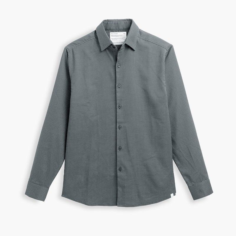 Charcoal Mini Grid Men's AeroZero° Dress Shirt Product Image