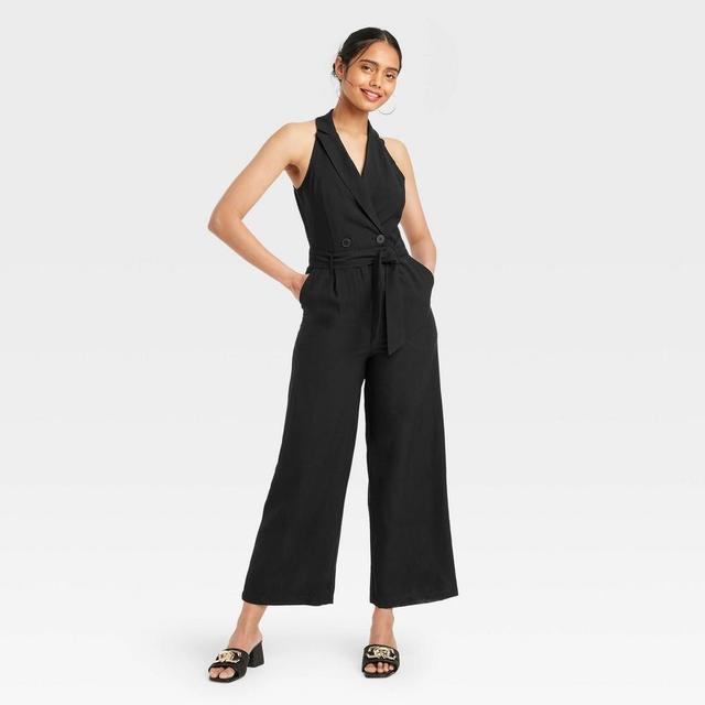 Womens Overt Occasion Jumpsuit - A New Day Black XS Product Image