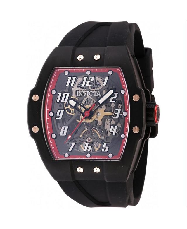 Invicta Mens 44970 Jm Correa Automatic 3 Hand Red, Transparent Dial Watch - Red Product Image