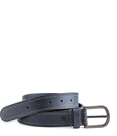 Johnston  Murphy Mens Double Contrast Stitched Belt Product Image