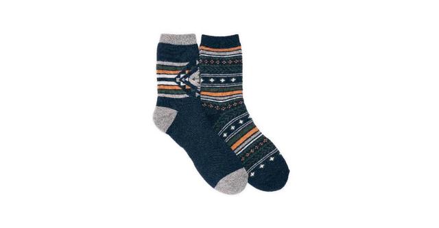 Muk Luks Mens Wool 6 Inch Socks (2 Pair Pack) Product Image