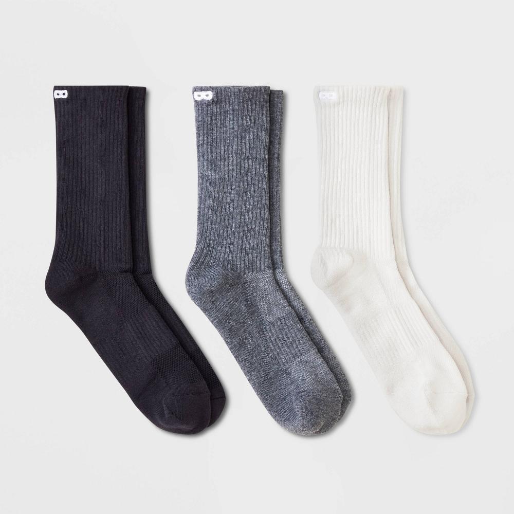 Pair of Thieves Mens Neutral Crew Socks 3pk 6-12 Product Image