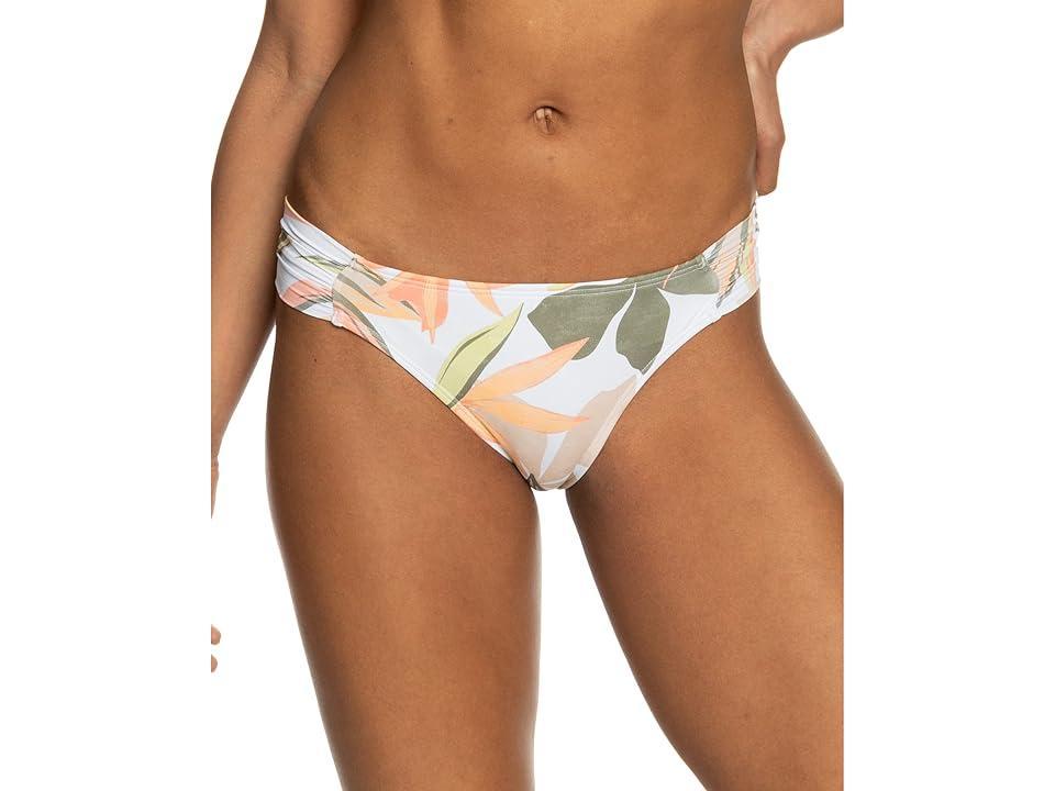 Roxy Beach Classics Moderate Bikini Bottoms (Mood Indigo Ditsy Love) Women's Swimwear Product Image