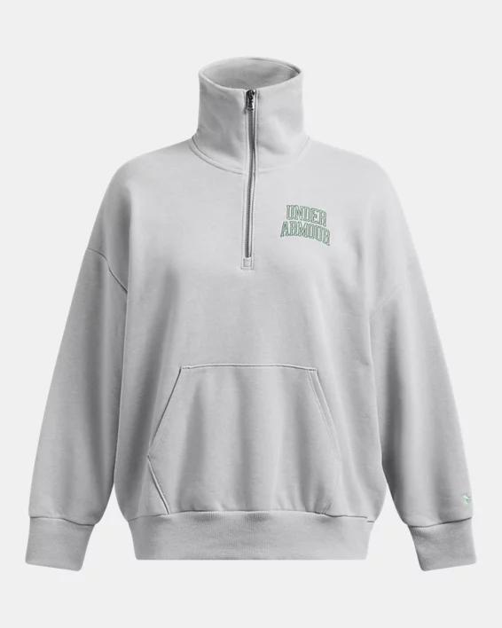 Women's UA Icon Heavyweight Terry Oversized ¼ Zip Product Image