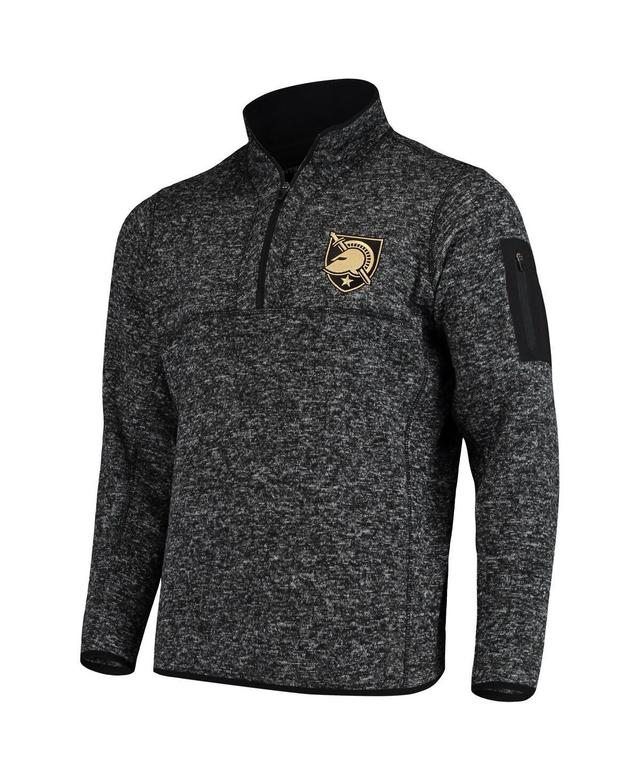 Antigua Mens Black Army Black Knights Fortune Half-Zip Sweatshirt Product Image