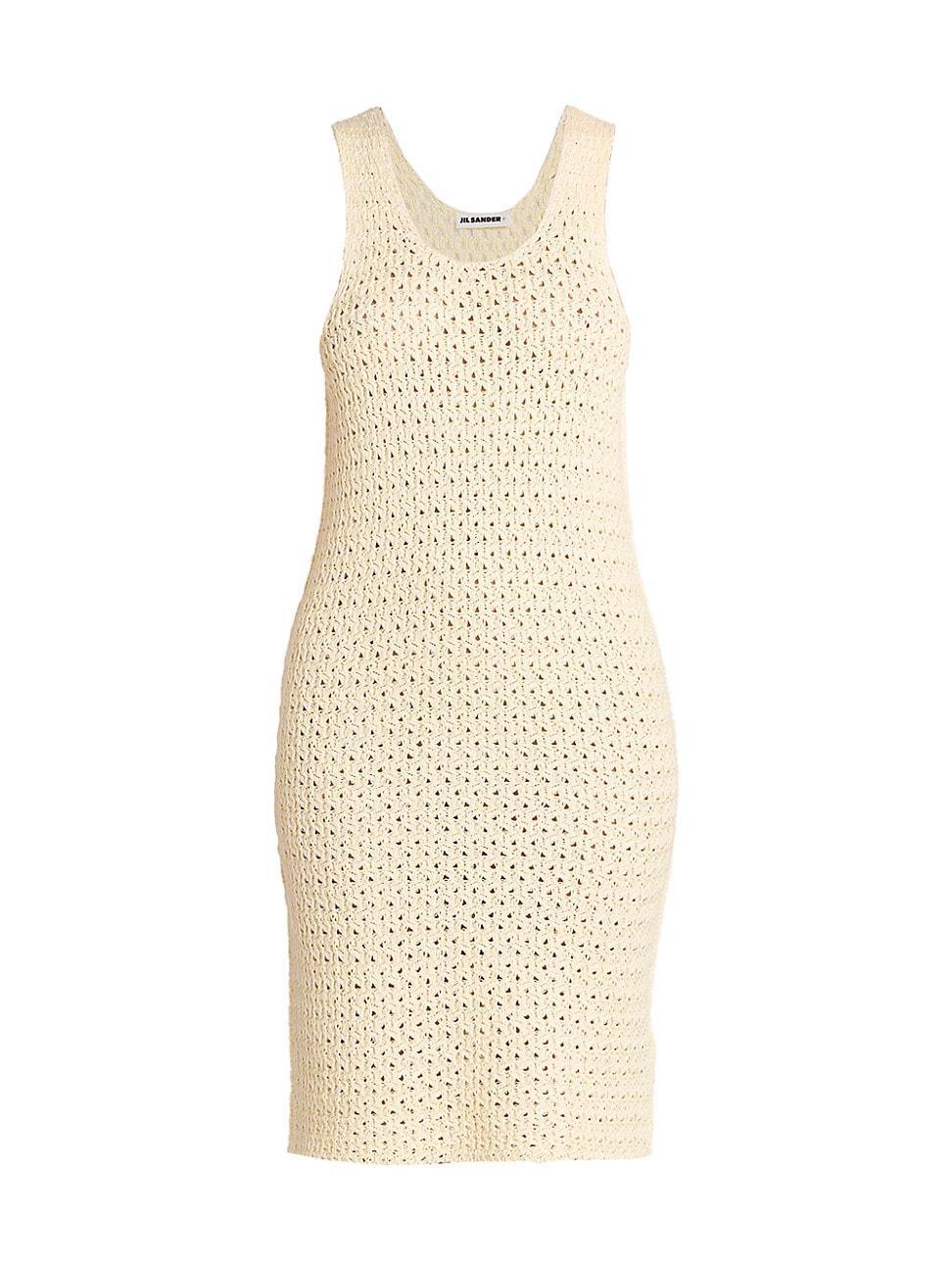 Womens Sleeveless Crocheted Dress product image