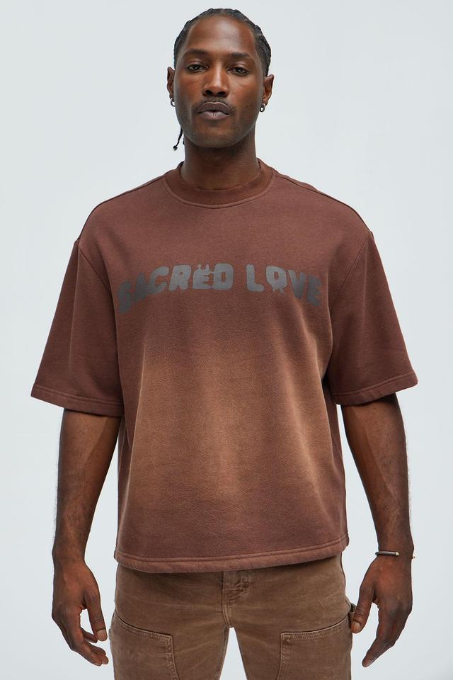 Tyson Sacred Love Relaxed Short Sleeve Tee - Brown Product Image