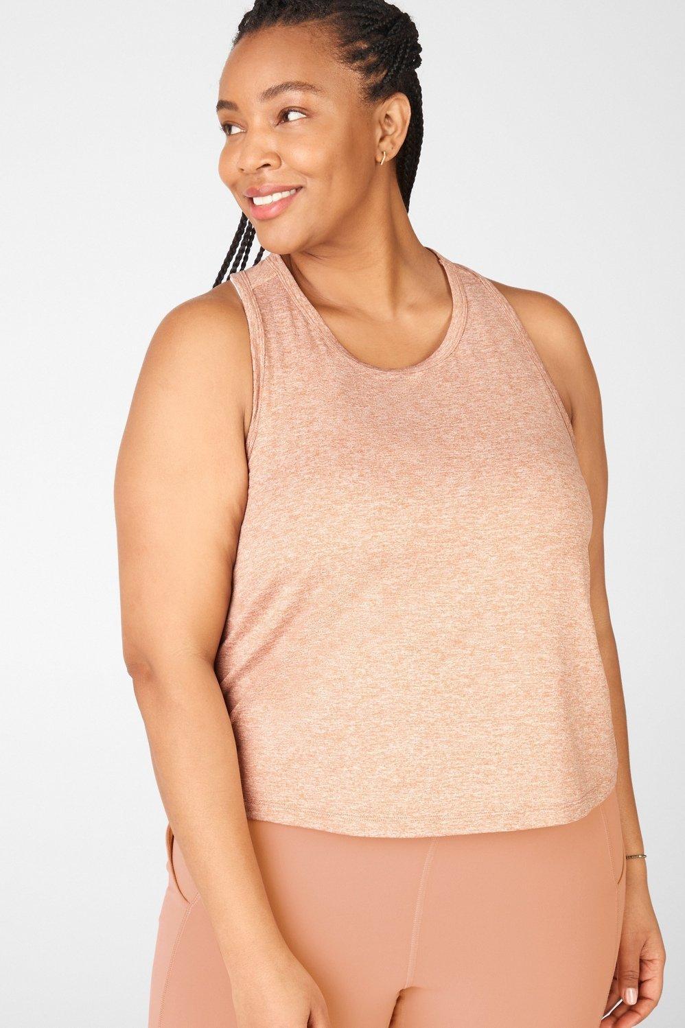 Fabletics Blake Tank Womens pink plus Size 4X Product Image