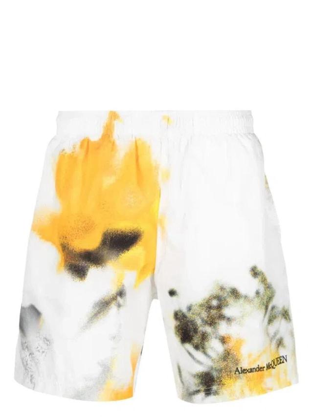 Swim Shorts In Whiteyelow Product Image