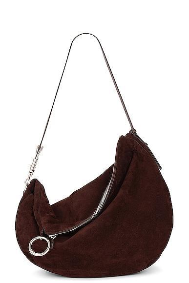 Burberry Large Knight Hobo Bag in Brown Product Image