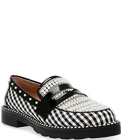 Betsey Johnson Darian Pearl Penny Loafers Product Image