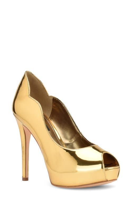 Nine West Hilare Peep Toe Platform Pump Product Image