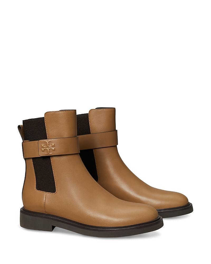 Tory Burch Womens Double T Buckled Chelsea Boots Product Image