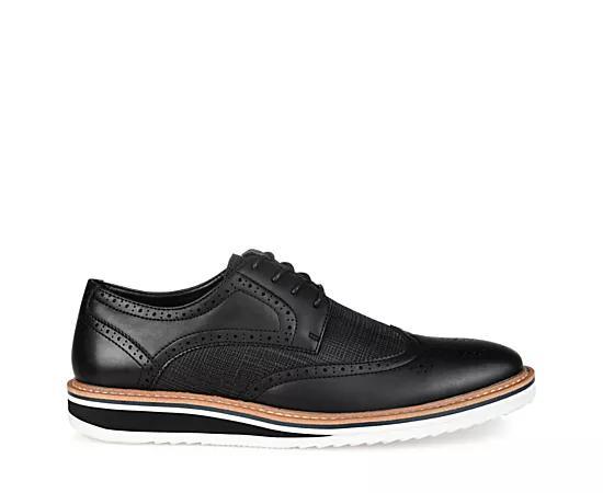 Vance Co. Warrick Mens Wingtip Derby Shoes Red Product Image