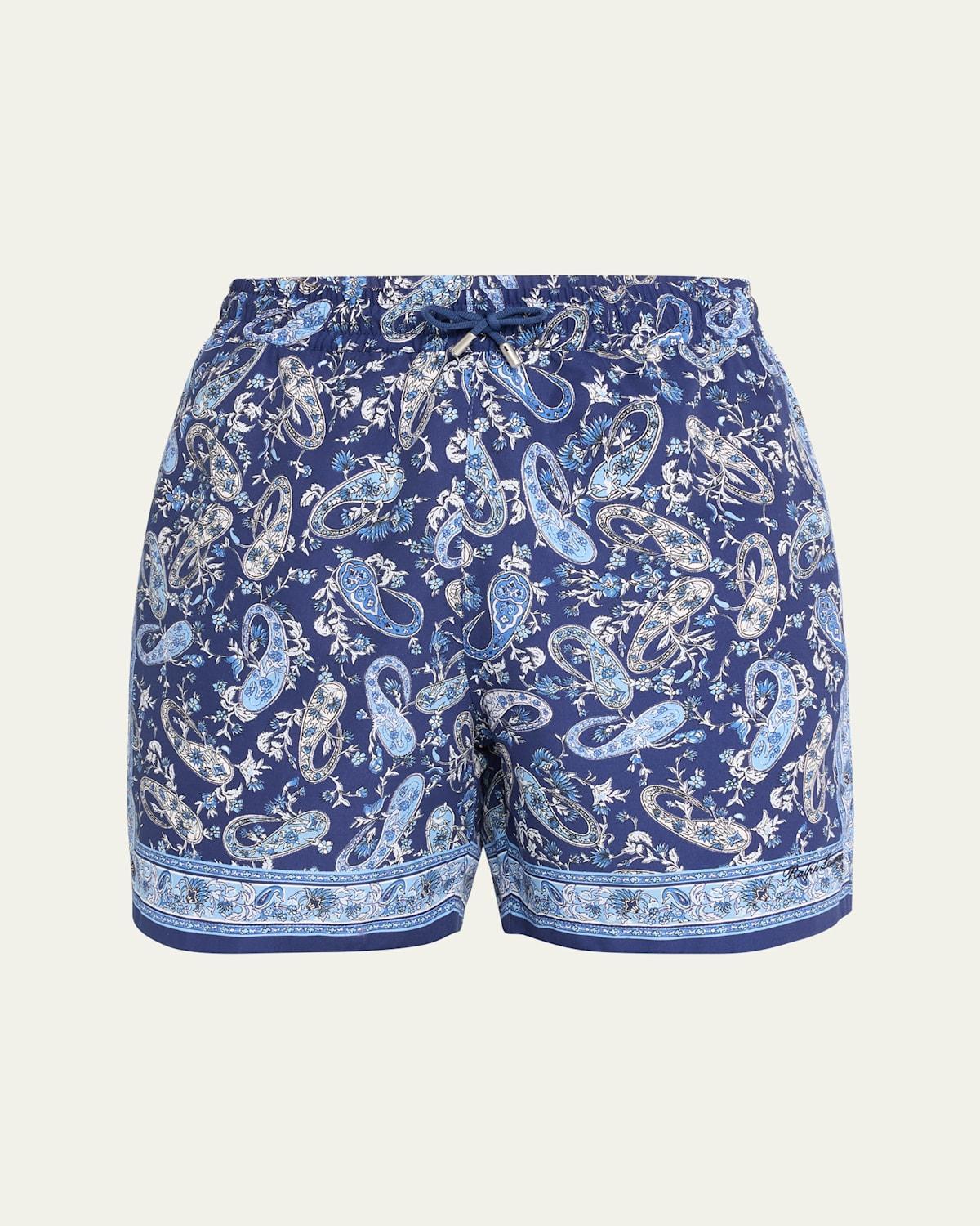 Mens Paisley Amalfi Swim Trunks Product Image