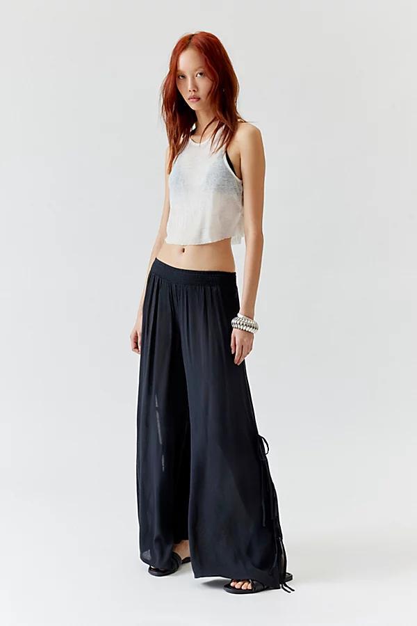 Out From Under Tied Up Gauze Wide Leg Pant Womens at Urban Outfitters Product Image