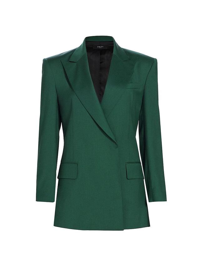 Womens Wool Tailored Blazer Product Image