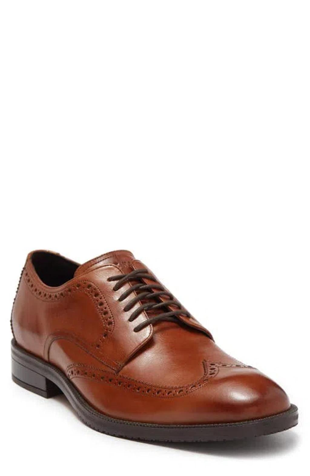 COLE HAAN Modern Essentials Wingtip Oxford In British Tan Product Image