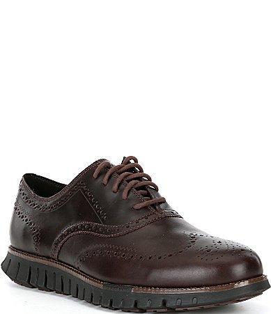 Cole Haan Mens ZERGRAND Remastered Wingtip Leather Oxfords Product Image