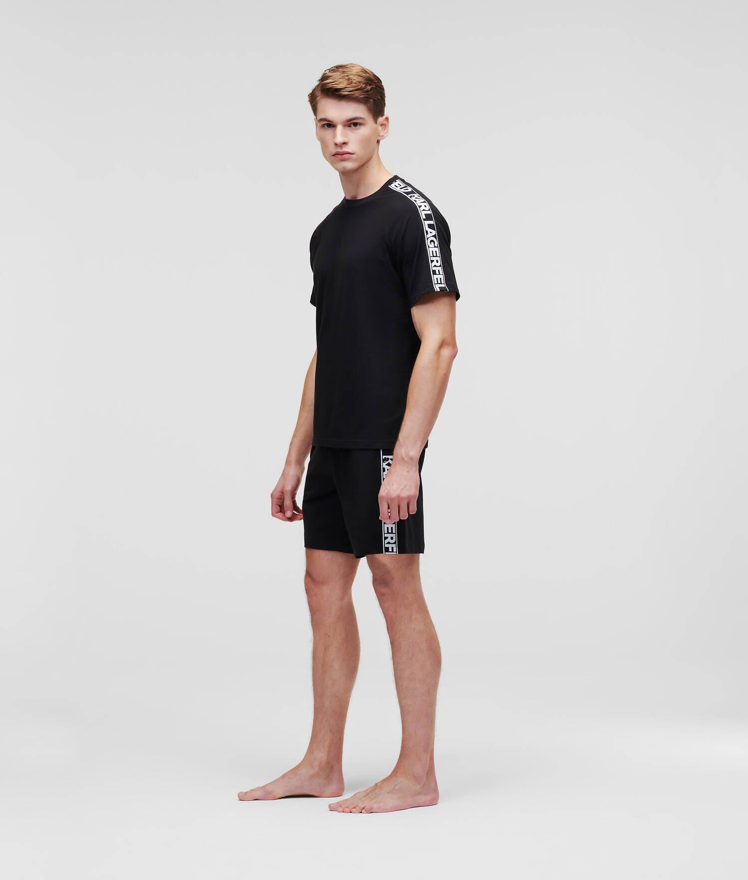 KARL LOGO SHORTS AND T-SHIRT PAJAMA SET Product Image