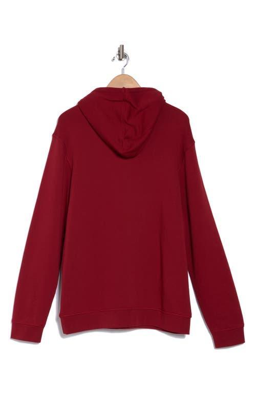 HUGO BOSS Boss We Talk Cotton Hoodie In Red Product Image