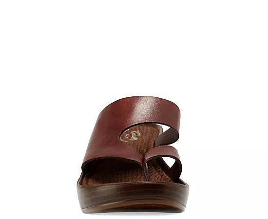 Eastland Womens Laurel Wedge Sandal Comfort Flip Flop Product Image