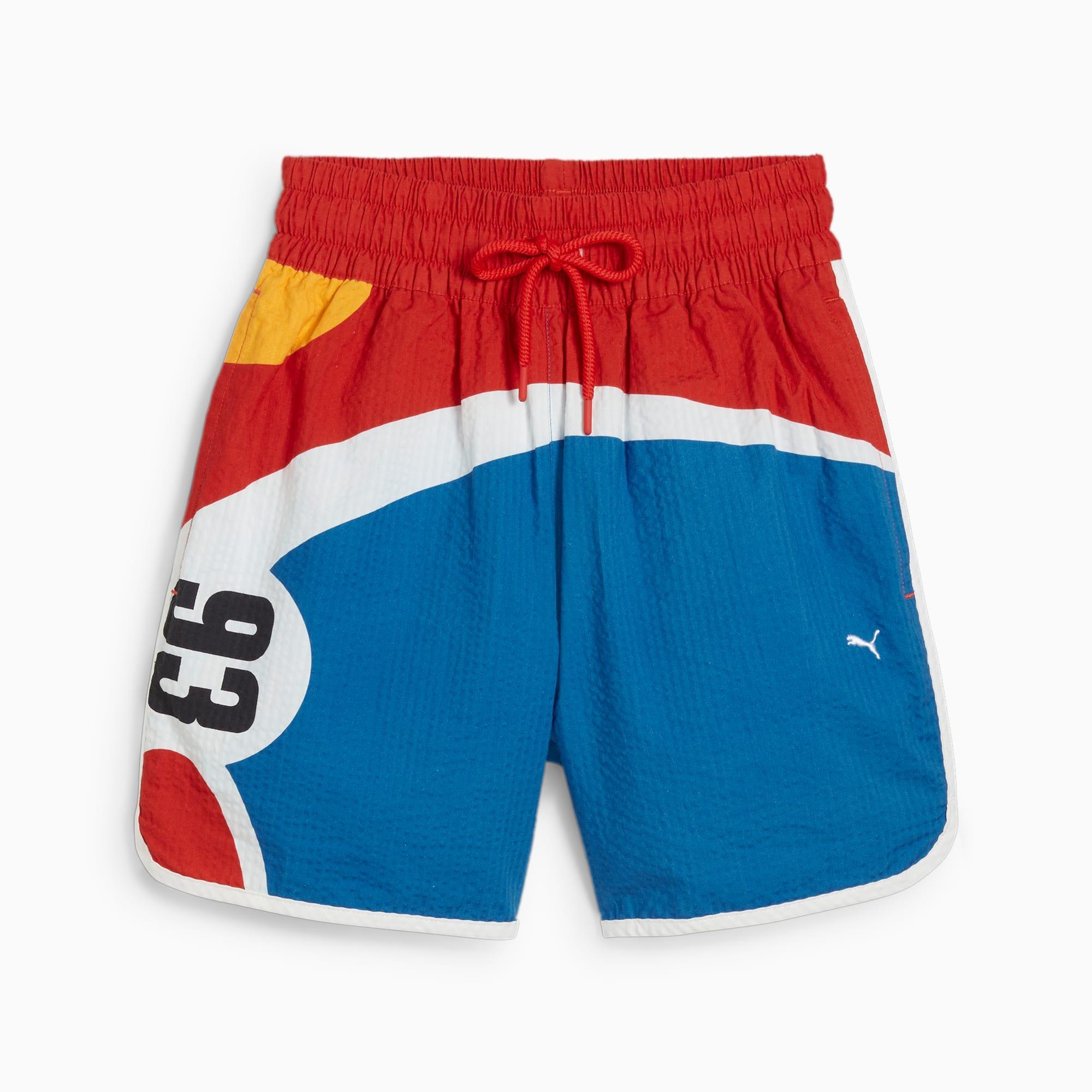 PUMA x BMW M MOTORSPORT Calder Men's Motorsport Woven Shorts Product Image