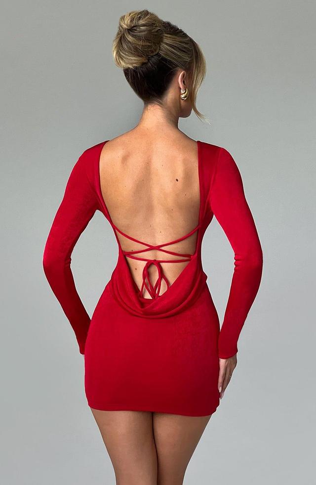 Una Mini Dress - Red Product Image