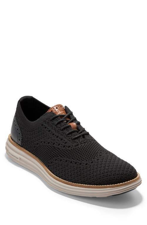 Cole Haan Mens riginalGrand Remastered Stitchlite Lace-Up Wingtip Oxford Sneakers - Quiet Shade Product Image