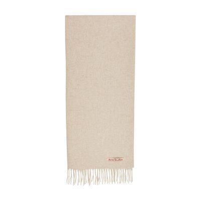 Scarf With Fringes In Off-white Product Image