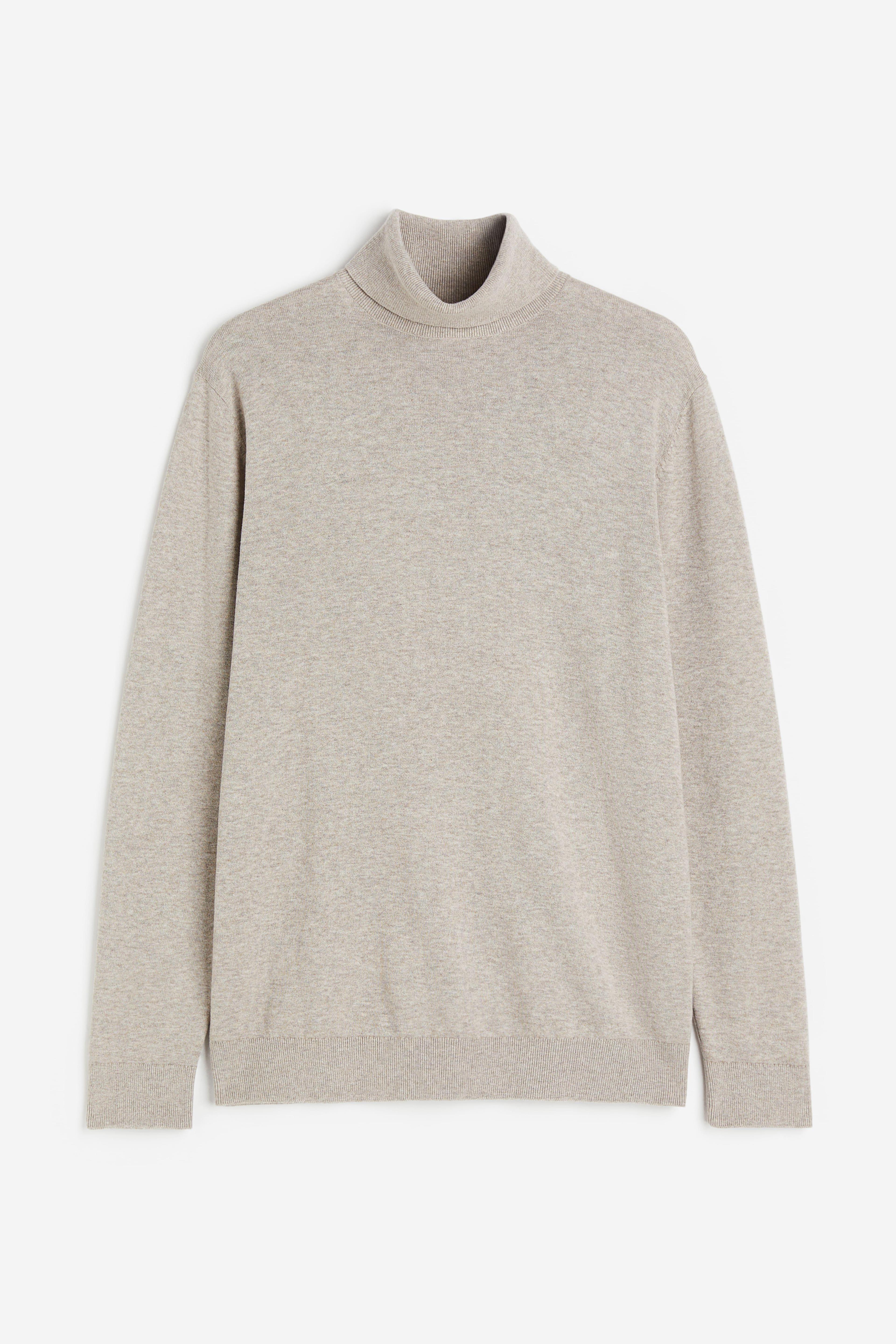 Slim Fit Fine-knit Turtleneck Sweater Product Image