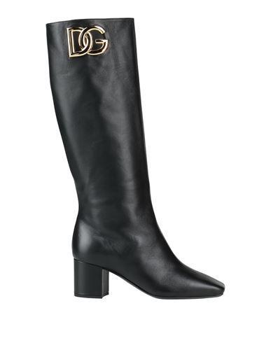 DOLCE & GABBANA Woman Boot Black Size 7 Leather Product Image