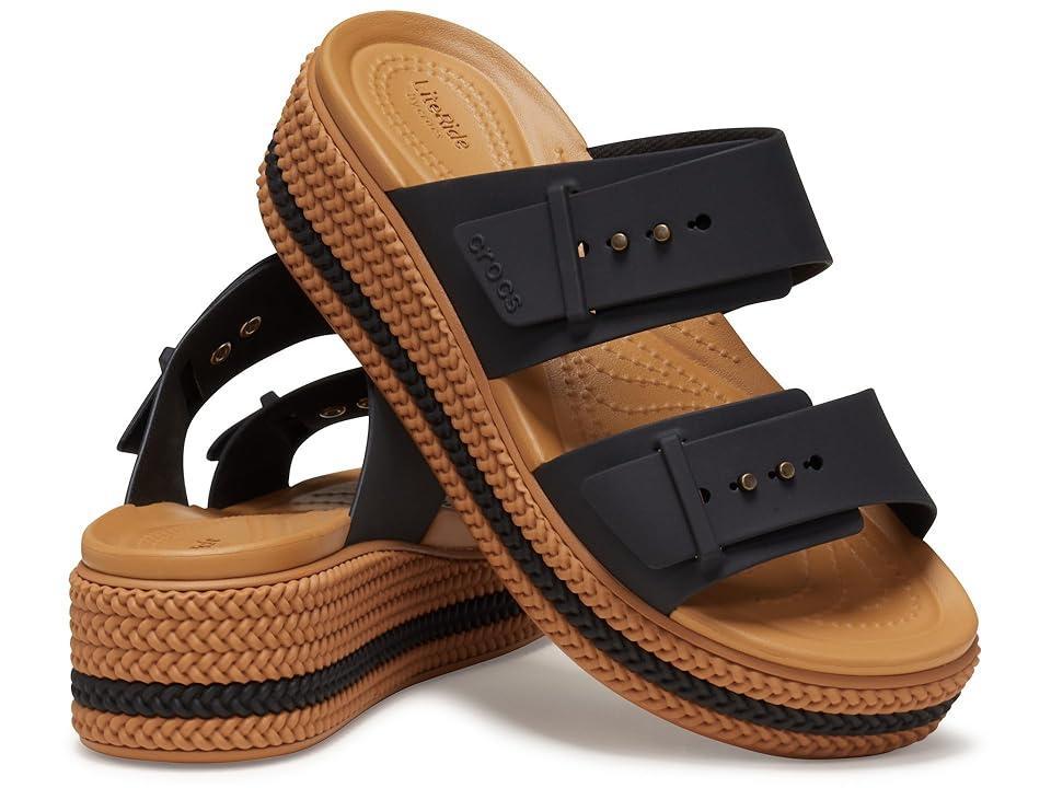 Crocs Brooklyn Buckle Low Wedge Women's Shoes Product Image