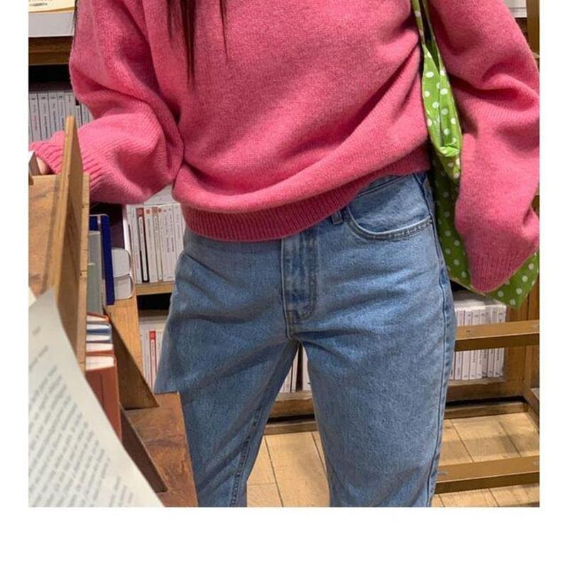 Crewneck Plain Sweater Product Image